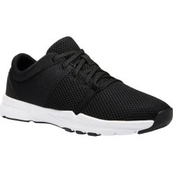 Buty fitness Domyos 100 damskie. Czarne buty treningowe DOMYOS, bez wzorów, bez zapięcia, na fitness i siłownię. Za 79.99 zł.