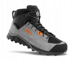 Buty trekkingowe Crispi Attiva Mid GTX Grey. Szare trekkingi CRISPI, bez wzorów, z gore-texu, bez zapięcia, trekkingowe, gore-tex. Za 1,489.00 zł.
