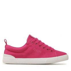 Tenisówki Big Star Shoes. Czerwone trampki BIG STAR SHOES, bez wzorów, retro, bez zapięcia. Za 109.99 zł.