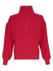 MOSS COPENHAGEN Sweter "Sitara" w kolorze różowym rozmiar: XS/S. Różowe swetry Moss Copenhagen, s, bez wzorów, bez ramiączek. Za 114.44 zł.