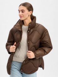 JJXX Kurtka pikowana Kobiety brązowy, XL. Brązowe kurtki JJXX, xl, bez wzorów, bez kaptura. Za 349.95 zł.