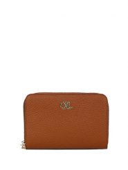 CXL by Christian Lacroix Skórzany portfel "Tuilerie" w kolorze jasnobrązowym - 12 x 10 cm rozmiar: onesize. Brązowe portfele CXL by Christian Lacroix, bez wzorów, z materiału. Za 149.66 zł.