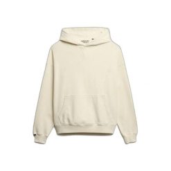 Bluza damska z kapturem Superdry Studios Relaxed. Białe bluzy Superdry, bez wzorów, bez ramiączek, z kapturem. Za 327.70 zł.