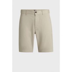 Szorty BOSS Chino-slim-Shorts jasny beż (50536723-271). Brązowe szorty sportowe Boss, bez wzorów, trekkingowe. Za 299.00 zł.
