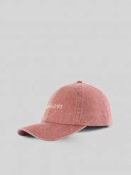 4F Czapka z daszkiem strapback damska - koralowa S/M (58cm). Brązowe czapki z daszkiem 4f, bez wzorów, z bawełny, klasyczne. Za 69.99 zł.