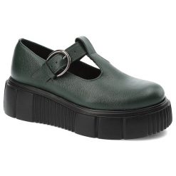 Zielone Półbuty Armodo Stylowe Obuwie Damskie Na Solidnej Podeszwie. Zielone półbuty wsuwane Armodo, bez wzorów, ze skóry, eleganckie, bez obcasa. Za 319.00 zł.
