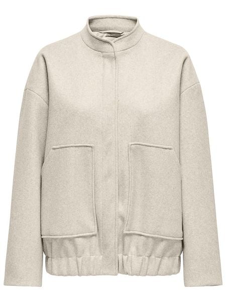 ONLY Kurtka w kolorze beżowym rozmiar: L. Brązowe kurtki ONLY, l, bez wzorów, prążkowane, bez kaptura. Za 139.87 zł.