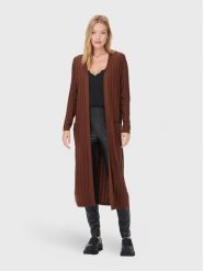 ONLY Kardigan New Tessa 15236371 Brązowy Regular Fit. Brązowe swetry ONLY, xs, bez wzorów, z syntetyku, bez ramiączek. Za 169.99 zł.
