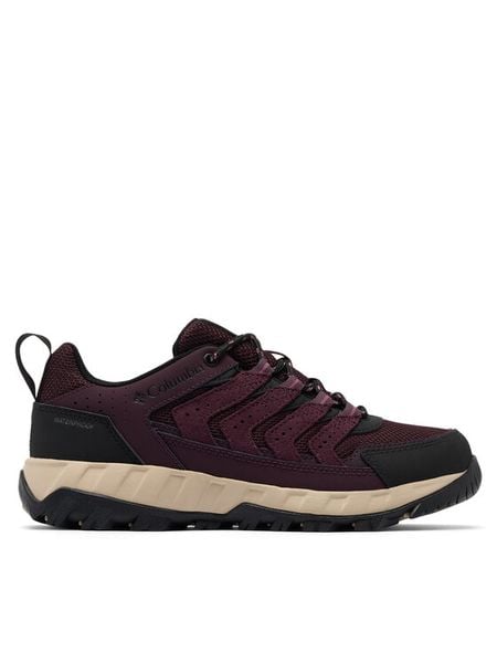 Columbia Trekkingi Strata Trail Low 2078551 Bordowy. Czerwone buty trekkingowe Columbia, ze skóry, bez zapięcia. Za 349.99 zł.
