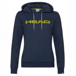 Bluza z kapturem damska CLUB ROSIE. Niebieskie bluzy z kapturem Head, s, bez wzorów, z bawełny, z kapturem. Za 208.00 zł.