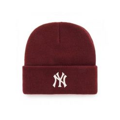 Brand `47 czapka zimowa New York Yankees B-HYMKR17ACE-KM bordowy OSFM. Czerwone czapki zimowe 47 Brand, bez wzorów. Za 109.00 zł.