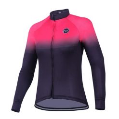 Koszulka rowerowa z długim rękawem damska madani. Czerwone t-shirty sportowe MADANI, l, bez wzorów, z materiału, bez ramiączek, na fitness i siłownię. Za 59.00 zł.