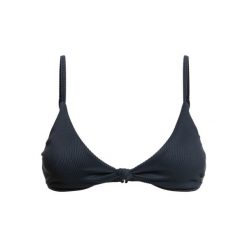 Trójkątny stanik bikini ROXY LOVE THE SURF KNOT Czarny Kobiety. Szare bikini Roxy, bez wzorów, z elastanu, sportowe. Za 89.99 zł.