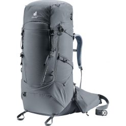 Plecak trekkingowy damski Deuter Aircontact 65 + 10 SL - graphite/black. Szare plecaki Deuter, bez wzorów, bez dodatków. Za 1,217.99 zł.