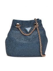 Guess Torebka Zalina Mini HWRP93 50750 Granatowy. Niebieskie kopertówki Guess, z aplikacjami, z tworzywa sztucznego, wizytowe, bez dodatków. Za 719.99 zł.