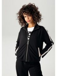 Aniston Bluza w kolorze czarnym rozmiar: 46. Czarne bluzy Aniston, bez wzorów, bez ramiączek, bez kaptura. Za 83.22 zł.