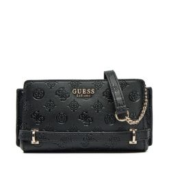 Torebka Guess. Czarne listonoszki Guess, z aplikacjami, bez dodatków. Za 359.99 zł.