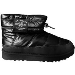 Buty Lee Cooper LCJ-23-44-1967LA czarne. Czarne śniegowce bez wzorów, z gumy, bez zapięcia. Za 235.98 zł.