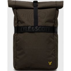 Lyle & Scott plecak kolor zielony duży gładki. Zielone plecaki Lyle & Scott, bez wzorów, do ręki, bez dodatków. W wyprzedaży za 254.99 zł.