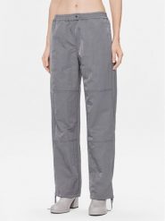 Samsøe Samsøe Spodnie materiałowe Gira F23400008 Szary Relaxed Fit. Szare spodnie materiałowe Samsøe & Samsøe, bez wzorów, z materiału. Za 399.99 zł.