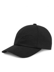 HUGO Czapka z daszkiem Ally-J 50519265 Czarny. Czarne czapki z daszkiem Hugo, bez wzorów, z bawełny. Za 159.99 zł.