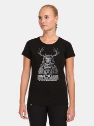 Kilpi Koszulka funkcyjna "LTD Calypso" w kolorze czarnym rozmiar: 40. Czarne t-shirty sportowe Kilpi, bez wzorów, z materiału, bez ramiączek, outdoorowe. Za 123.25 zł.