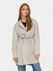 ONLY Płaszcz przejściowy Joline 15315660 Beżowy Regular Fit. Brązowe płaszcze ONLY, m, bez wzorów, z syntetyku, bez kaptura. Za 129.99 zł.