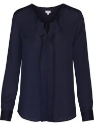 Seidensticker Bluzka w kolorze granatowym rozmiar: 44. Niebieskie bluzki Seidensticker, bez wzorów, z wiskozy, bez kołnierzyka, bez ramiączek. Za 154.43 zł.