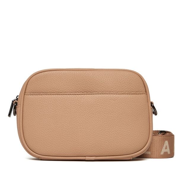 Torebka Pepe Jeans. Brązowe listonoszki Pepe Jeans, bez wzorów, z jeansu, bez dodatków. Za 289.99 zł.