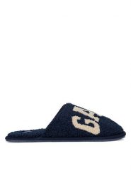 Gap Kapcie PLANO HOMESLIPPER W GP508015AW-NVOF Granatowy. Niebieskie kapcie GAP, bez wzorów, z materiału. Za 129.99 zł.