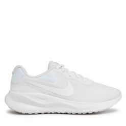 Buty do biegania Nike. Białe buty do biegania Nike, bez wzorów, bez zapięcia, do biegania, nike revolution. Za 249.99 zł.