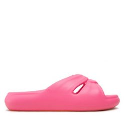 Klapki Melissa. Czerwone klapki Melissa, bez wzorów, bez obcasa, bez zapięcia. Za 319.99 zł.