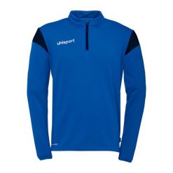 Bluza treningowa z zamkiem błyskawicznym 1/4 Uhlsport Squad 27. Niebieskie bluzy Uhlsport, m, bez wzorów, bez ramiączek, bez kaptura. Za 199.00 zł.
