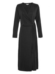 MOSS COPENHAGEN Sukienka "Adelona Lynette" w kolorze czarnym rozmiar: M/L. Czarne sukienki Moss Copenhagen, na co dzień, l, bez wzorów, z wiskozy, bez kołnierzyka, bez ramiączek, maxi, proste. Za 109.78 zł.