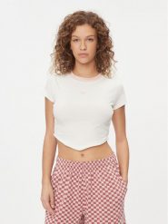 Reebok T-Shirt II5587 Biały Fitted Fit. Białe t-shirty Reebok, xs, bez wzorów, z bawełny, bez kołnierzyka, bez ramiączek. Za 129.99 zł.