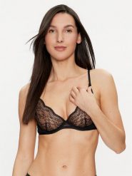 Hunkemöller Biustonosz z fiszbiną Isabelle 184822 Czarny. Czarne biustonosze Hunkemöller, bez wzorów, z syntetyku. Za 89.99 zł.