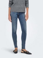 ONLY Dżinsy - Slim fit - w kolorze niebieskim rozmiar: W31/L32. Niebieskie jeansy ONLY, l, z aplikacjami, klasyczne, z podwyższonym stanem. Za 101.47 zł.