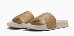 KLAPKI damskie PUMA LEADCAT 2.0 AQUA METALLICS 401707-02 metaliczne 37. Brązowe klapki Puma, bez wzorów, z materiału, sportowe, bez obcasa, bez zapięcia. Za 119.00 zł.