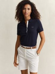 Gant koszulka polo Kobiety Bawełna niebieski, S. Niebieskie t-shirty sportowe Gant, s, bez wzorów, z bawełny, bez ramiączek. Za 329.95 zł.