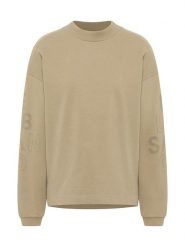 ELBSAND Bluza "Lilja" w kolorze szarobrązowym rozmiar: S. Brązowe bluzy ELBSAND, s, bez wzorów, bez kaptura. Za 110.29 zł.
