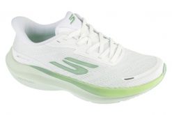 Buty do biegania damskie, Slip-Ins: SKX Aero Pulse. Białe buty do biegania Skechers, bez wzorów, z materiału, bez zapięcia, do biegania. Za 399.99 zł.
