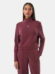 Guess Bluza V4YQ05 KCAY2 Bordowy Regular Fit. Czerwone bluzy Guess, m, z aplikacjami, z syntetyku, bez ramiączek, bez kaptura. Za 324.99 zł.