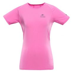 Damska koszulka turystyczna szybkoschnąca Alpine Pro Bonda 2. Zielone t-shirty sportowe Alpine Pro, l, bez wzorów, z elastanu, bez ramiączek, na fitness i siłownię. Za 79.00 zł.