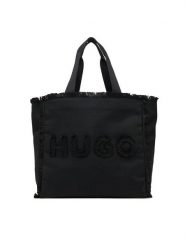 HUGO Torebka 50541867 Czarny. Czarne torebki klasyczne Hugo, bez wzorów, z materiału, bez dodatków. Za 359.99 zł.