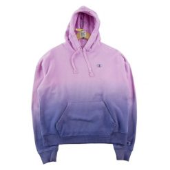 Bluza z kapturem damska krój relaxed. Fioletowe bluzy z kapturem Champion, m, bez wzorów, z dresówki, z kapturem. Za 146.96 zł.