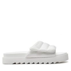 Klapki Big Star Shoes. Białe klapki BIG STAR SHOES, bez wzorów, retro, bez obcasa, bez zapięcia. Za 149.99 zł.