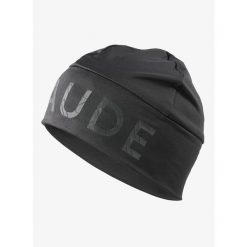 Czapka zimowa Vaude Larice Beanie - black. Czarne czapki zimowe Vaude, bez wzorów, sportowe. Za 72.99 zł.