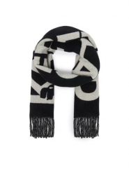 KARL LAGERFELD Szalik A4W33125 Czarny. Czarne szaliki i kominy KARL LAGERFELD, bez wzorów, z wełny. Za 649.99 zł.