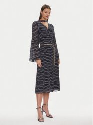 MICHAEL Michael Kors Sukienka codzienna MR4825DBT9 Granatowy Regular Fit. Niebieskie sukienki MICHAEL Michael Kors, na co dzień, s, bez wzorów, z syntetyku, bez kołnierzyka, bez ramiączek, proste. Za 1,299.00 zł.