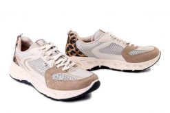 RIEKER M6501-60 beige, półbuty damskie. Brązowe półbuty wsuwane Rieker, na lato, bez wzorów, bez obcasa. Za 389.90 zł.